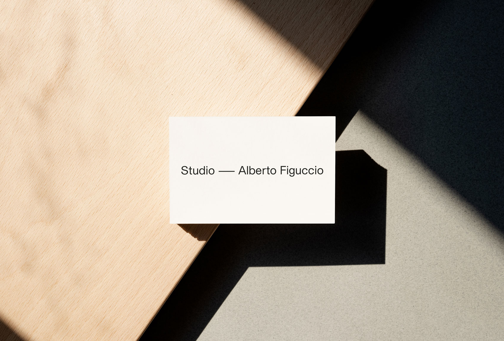 Studio Alberto Figuccio on Visual Journal
