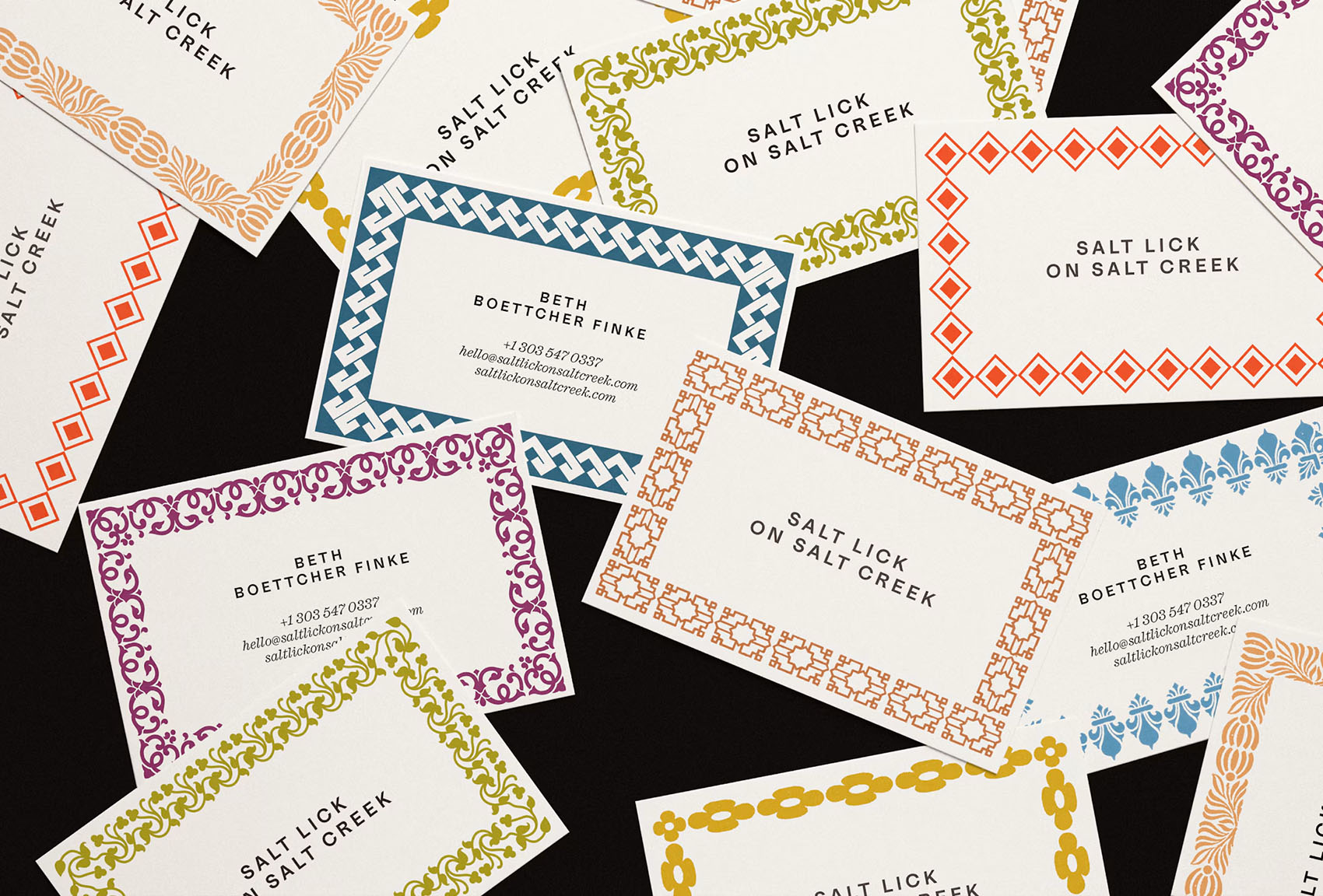 Salt Lick on Salt Creek brand identity by Visual Journal Selection