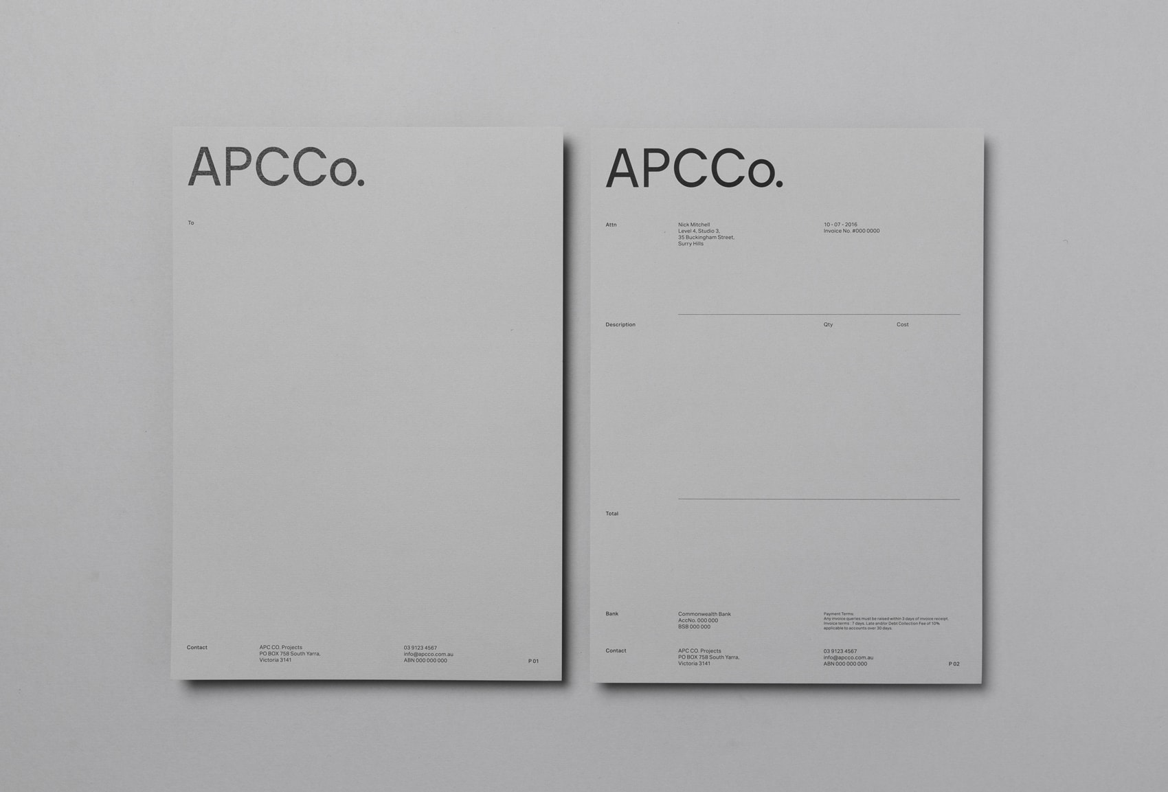 APCCo. Projects – Visual Journal